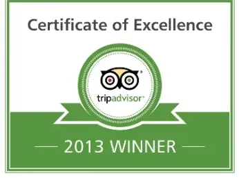 Tripadvisor 2013 年度卓越奖