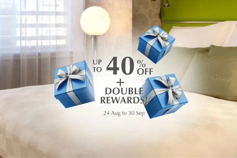 Double the Points, Double the Adventures - Member Exclusive 40% Off Direct Bookings
